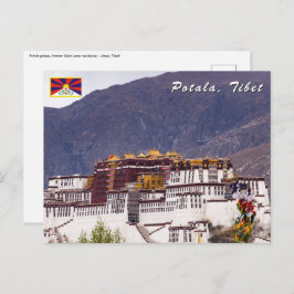 Palast von Potala in Lhasa - Tibet Postkarte