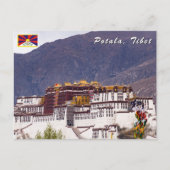 Palast von Potala in Lhasa - Tibet Postkarte (Vorderseite)