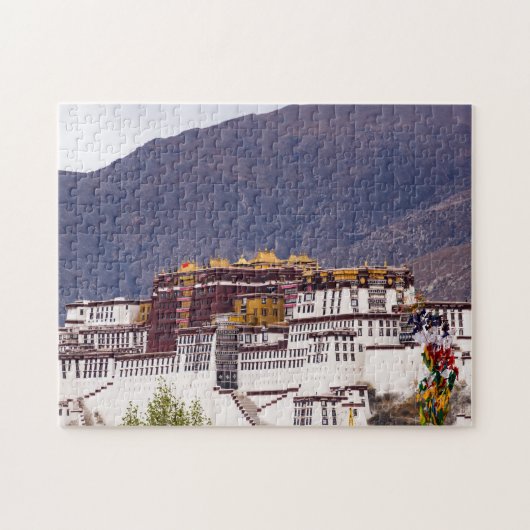 Palast von Potala in Lhasa - Tibet Puzzle (Horizontal)