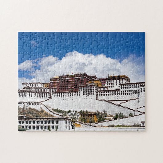 Palast von Potala in Lhasa - Tibet Puzzle (Horizontal)