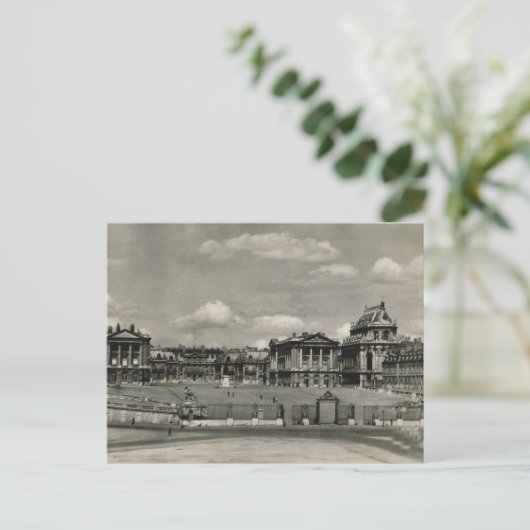 Palast von Versailles 1924 Postkarte (Stehend Vorderseite)