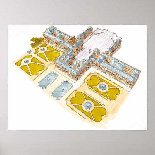 Palast von Versailles. Frankreich Poster (Vorne)