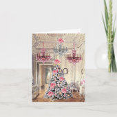 Palast von Versailles Frankreich Weihnachten Dankeskarte (Vorderseite)