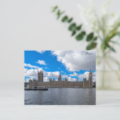 Palast von Westminster Postkarte (Stehend Vorderseite)