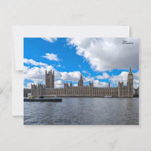 Palast von Westminster Postkarte