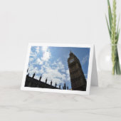 Palast Westminster, The Elizabeth Tower, London Karte (Vorderseite)