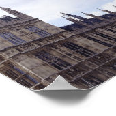 Palast Westminster und Big Ben Poster (Ecke)