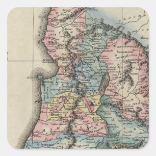 Palästina 2 quadratischer aufkleber