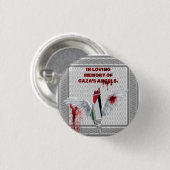 Palästina-Button - Gaza-Aufklärungs-Pin-Button Button (Vorne & Hinten)
