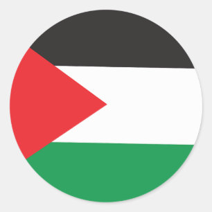 Palästina-Button, Patriotische Palästinensische Fl Runder Aufkleber