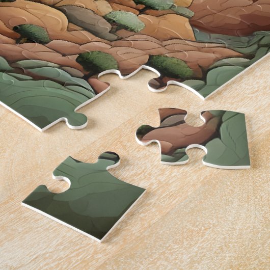 Palästina City Scape Puzzle (Seite)