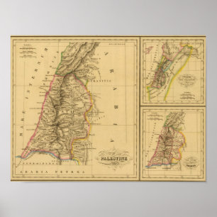 Palästina, das Königreich der Israelite Poster