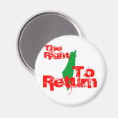 Palästina: Der RIght to return Magnet (Vorderseite/Rückseite)