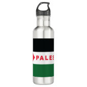 Palästina Edelstahlflasche (Vorderseite)