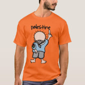 Palästina elegante Handala-Design T-Shirt (Vorderseite)