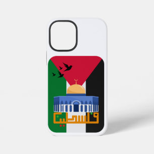 Palästina-Flagge Arabischer Text iPhone 12 Mini Hülle