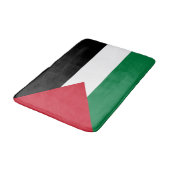 Palästina-Flagge Badematte (Schrägansicht)