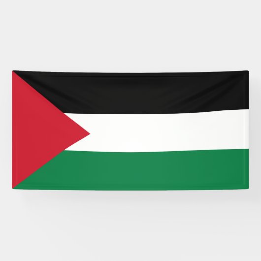 Palästina-Flagge Banner (Horizontal)