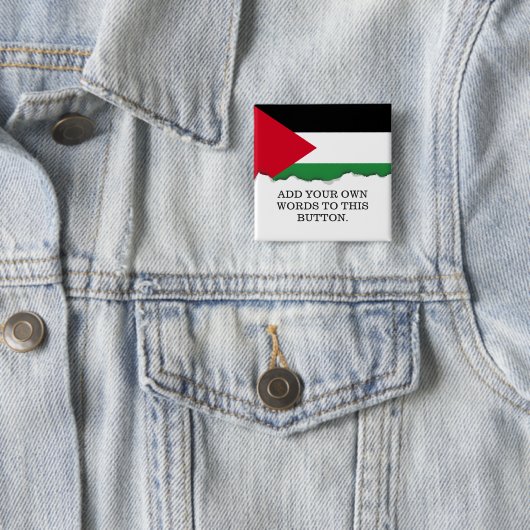 Palästina-Flagge Button (Beispiel)