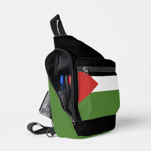 Palästina-Flagge Crossbody Bag