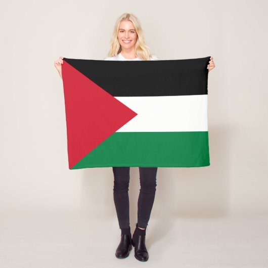 Palästina-Flagge Fleecedecke (Beispiel)