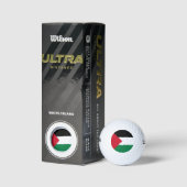 Palästina-Flagge Golfball (Verpackungen)