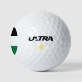 Palästina-Flagge Golfball (Logo)