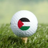 Palästina-Flagge Golfball (Insitu T-Shirt)