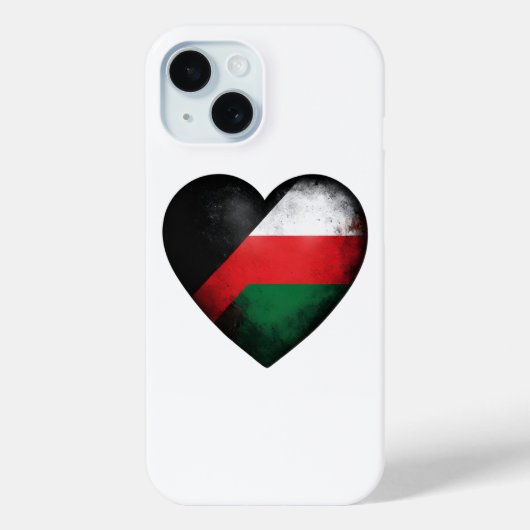 Palästina-Flagge Herzchen für das freie Palästina Case-Mate iPhone Hülle (Rückseite)