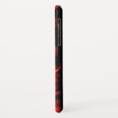 Palästina-Flagge (kundenspezifischer Text) Case-Mate iPhone Hülle (Hinten/Links)