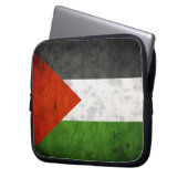 Palästina-Flagge Laptopschutzhülle (Vorderseite Links)