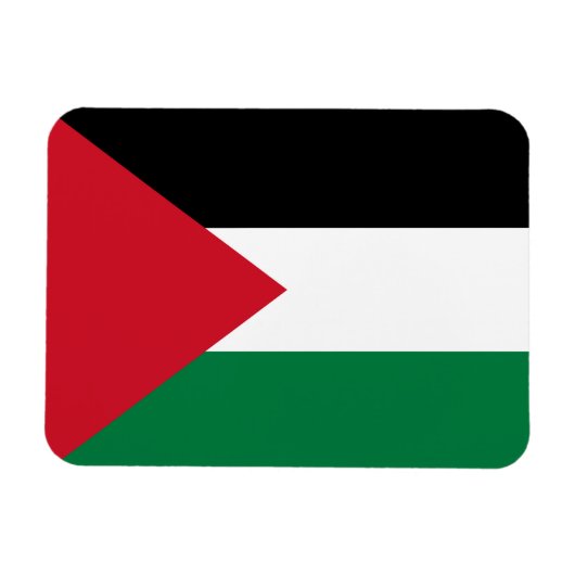 Palästina-Flagge Magnet (Horizontal)