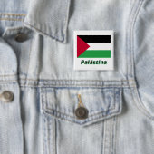 Palästina Flagge MIT Namen Button (Beispiel)