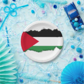 Palästina-Flagge Pappteller (Party)