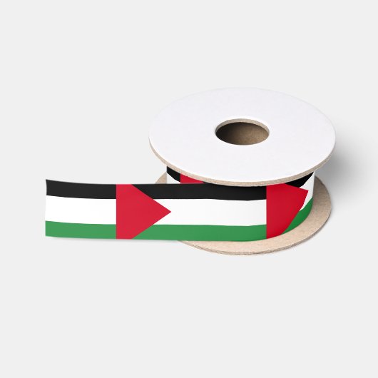 Palästina-Flagge Satinband (Spule)