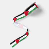 Palästina-Flagge Satinband (Rückseite)