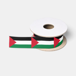 Palästina-Flagge Satinband