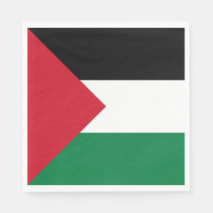 Palästina-Flagge Serviette