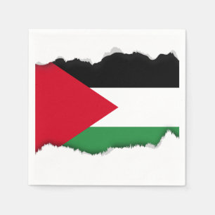 Palästina-Flagge Serviette
