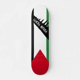 Palästina-Flagge Skateboard
