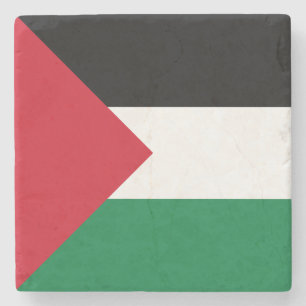 Palästina-Flagge Steinuntersetzer