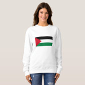 Palästina-Flagge Sweatshirt (Vorne ganz)