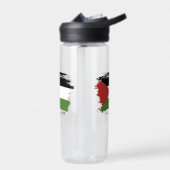 Palästina-Flagge Trinkflasche (Links)