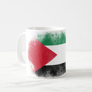 Palästina-Flaggen-Andenken - beunruhigter Kaffeetasse