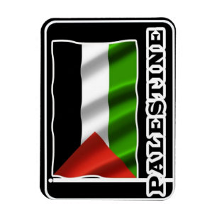 Palästina-Flaggen-Andenken-Kühlschrankmagnet Magnet