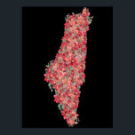 Palästina-Flora-Karte Kunstfreiheit für Palästinen Poster<br><div class="desc">Dies ist eine besondere Floral Palestine Karte Design Für Palästinenser, Palästinenser Liebhaber Pro-Palästinenser, oder alle, die Freiheit und Gerechtigkeit unterstützen und Ungerechtigkeit bekämpfen. An alle Befürworter der gerechten palästinensischen Sache. Aufstieg und Unterstützung der Befreiung Palästinas und des Gazastreifens und der Schaffung eines Friedens in Jerusalem. Entworfen von Peace Lover Designern....</div>