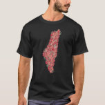 Palästina-Flora-Karte Kunstfreiheit für Palästinen T-Shirt<br><div class="desc">Dies ist eine besondere Floral Palestine Karte Design Für Palästinenser, Palästinenser Liebhaber Pro-Palästinenser, oder alle, die Freiheit und Gerechtigkeit unterstützen und Ungerechtigkeit bekämpfen. An alle Befürworter der gerechten palästinensischen Sache. Aufstieg und Unterstützung der Befreiung Palästinas und des Gazastreifens und der Schaffung eines Friedens in Jerusalem. Entworfen von Peace Lover Designern....</div>