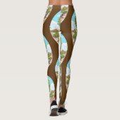 Palästina Freedom Fighter Portrait Leggings (Rückseite)