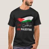 Palästina - Freier Gaza-Streifen im arabischen fre T-Shirt (Vorderseite)