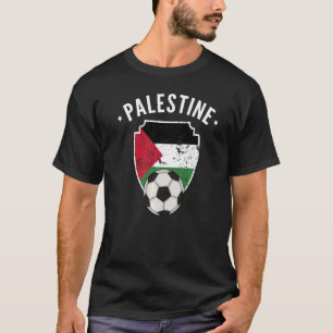 Palästina-Fußballflagge - palästinensischer Stolz T-Shirt